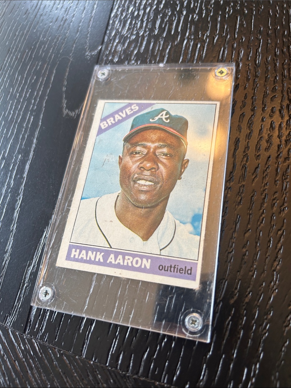 1966 Hank Aaron Topps #500 Card - Picture 2 of 5